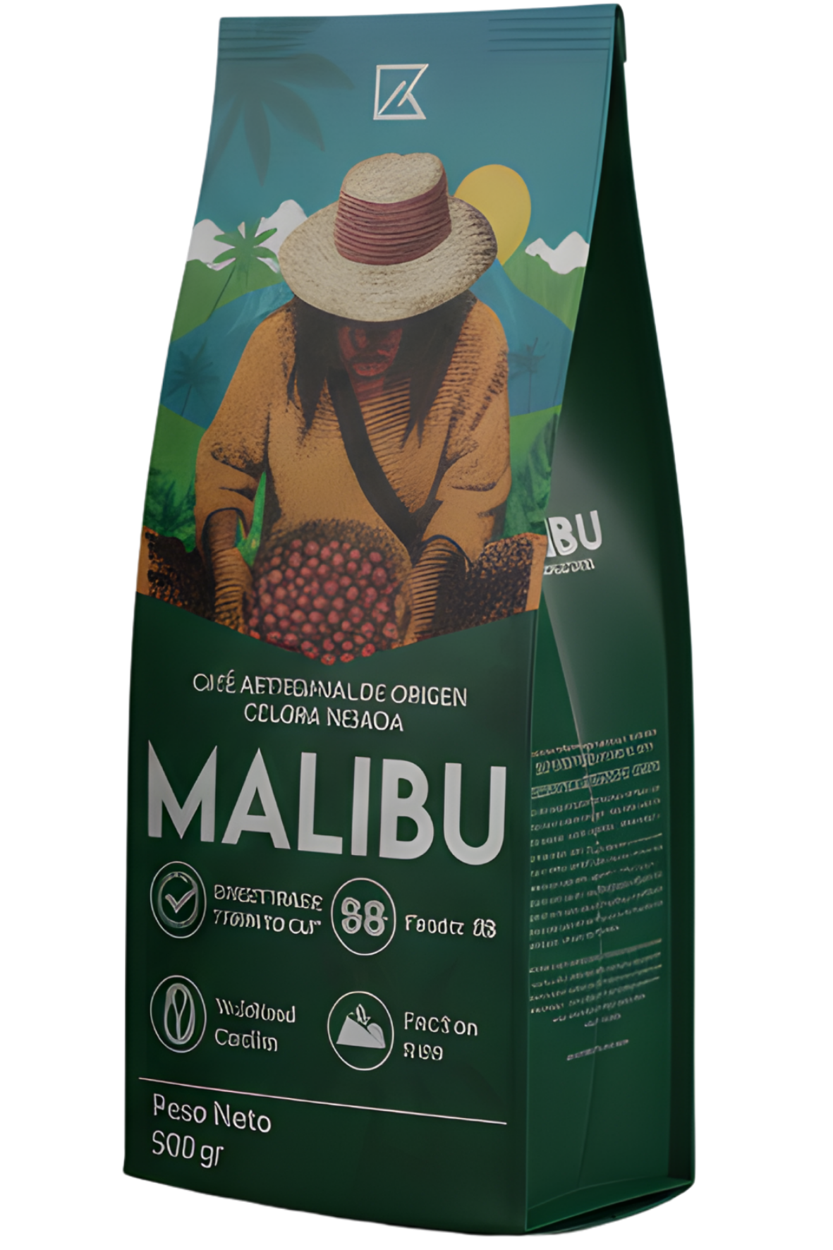 Malibú Coffee Packaging
